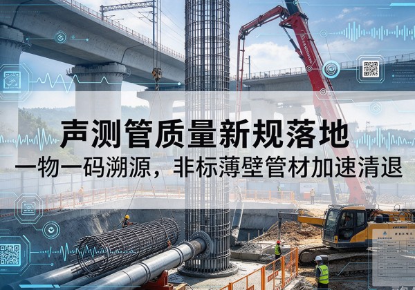 隆尧声测管质量新规落地，一物一码溯源，非标薄壁管材加速清退